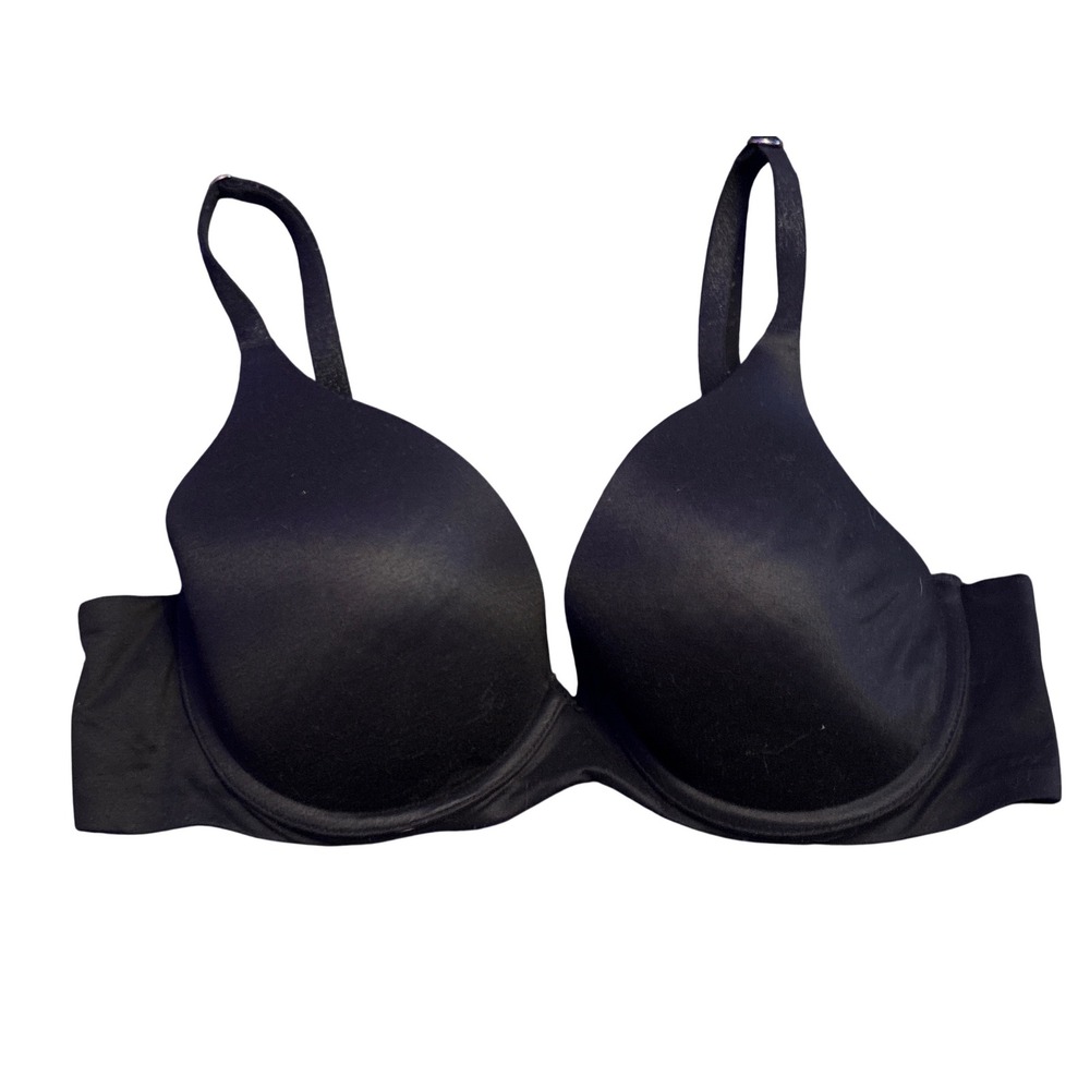Aerie Real Sunnie Full Coverage Lightly Lined Black Bra 36C